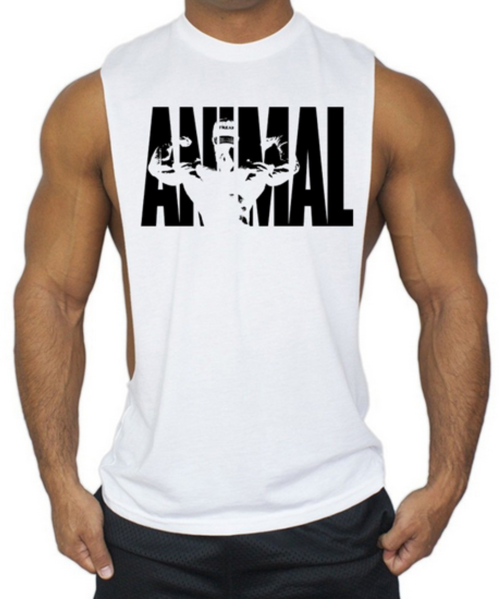 Débardeur de musculation sans manche pour homme