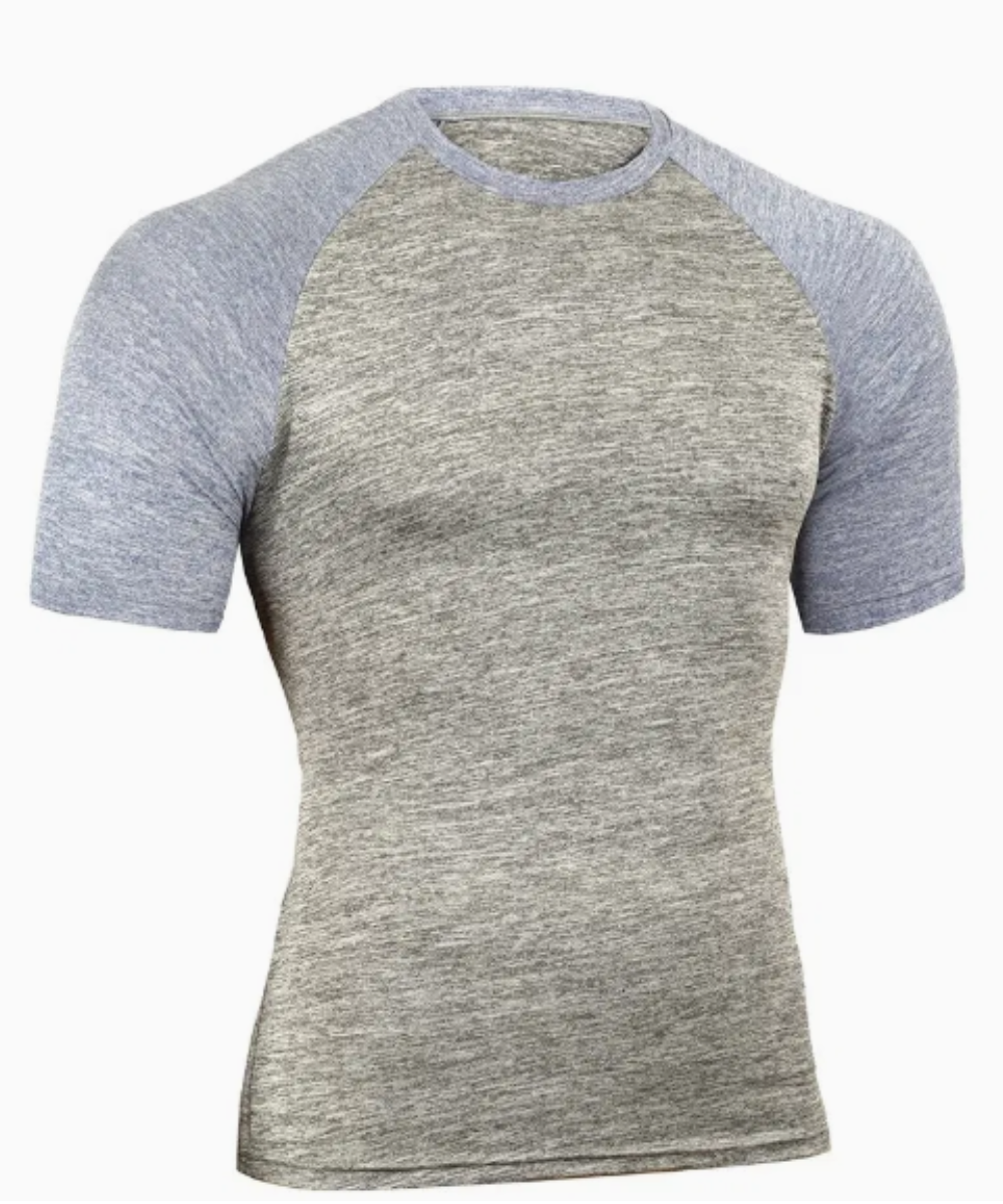 Tee Shirt manches de couleur courtes homme