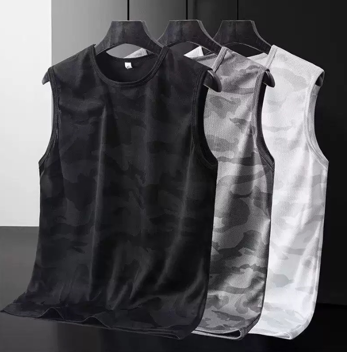 Débardeur homme militaire camouflage