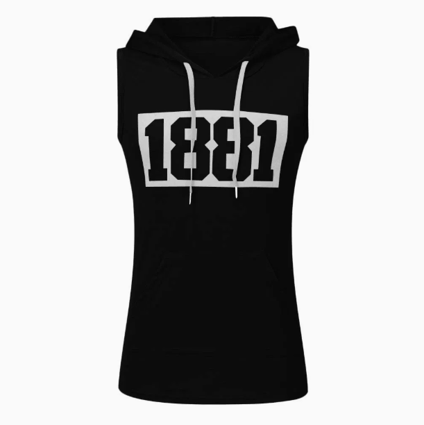 Débardeur à capuche  avec poche pour homme