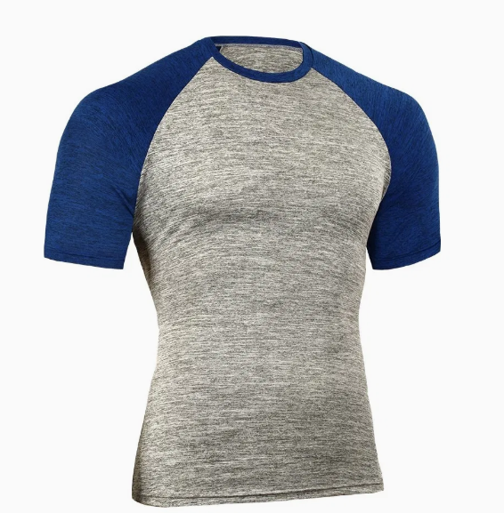 Tee Shirt manches de couleur courtes homme